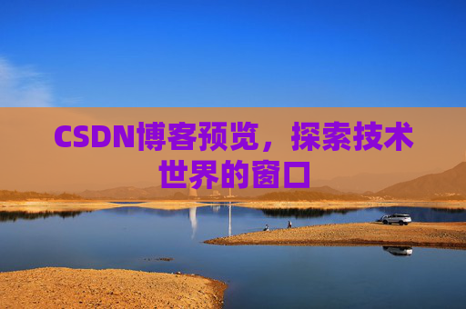 CSDN博客预览,探索技术世界的窗口